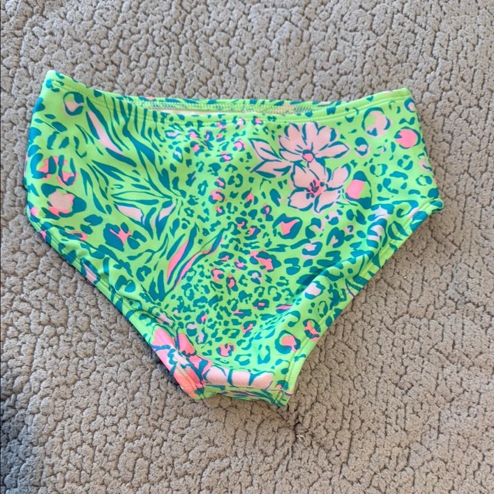 Art Class Green and Pink Bikini Swimwear - Picture 9 of 9